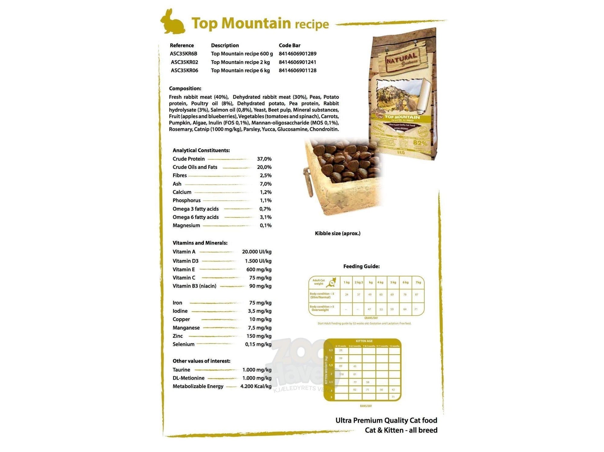 Natural Greatness Top Mountain kattemat – bilde 2