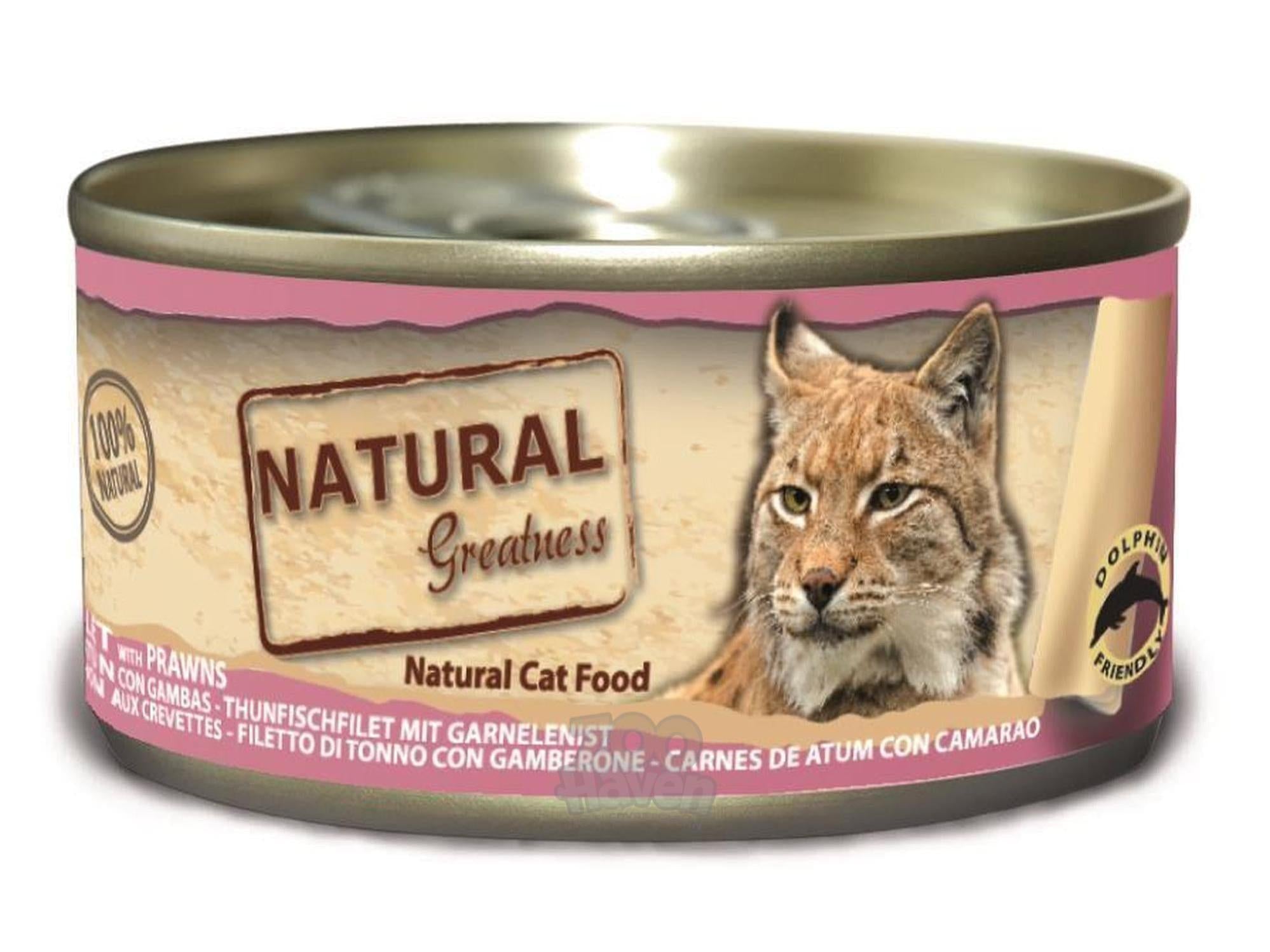 Natural Greatness Tuna & Prawns våtfôr katt 70 g