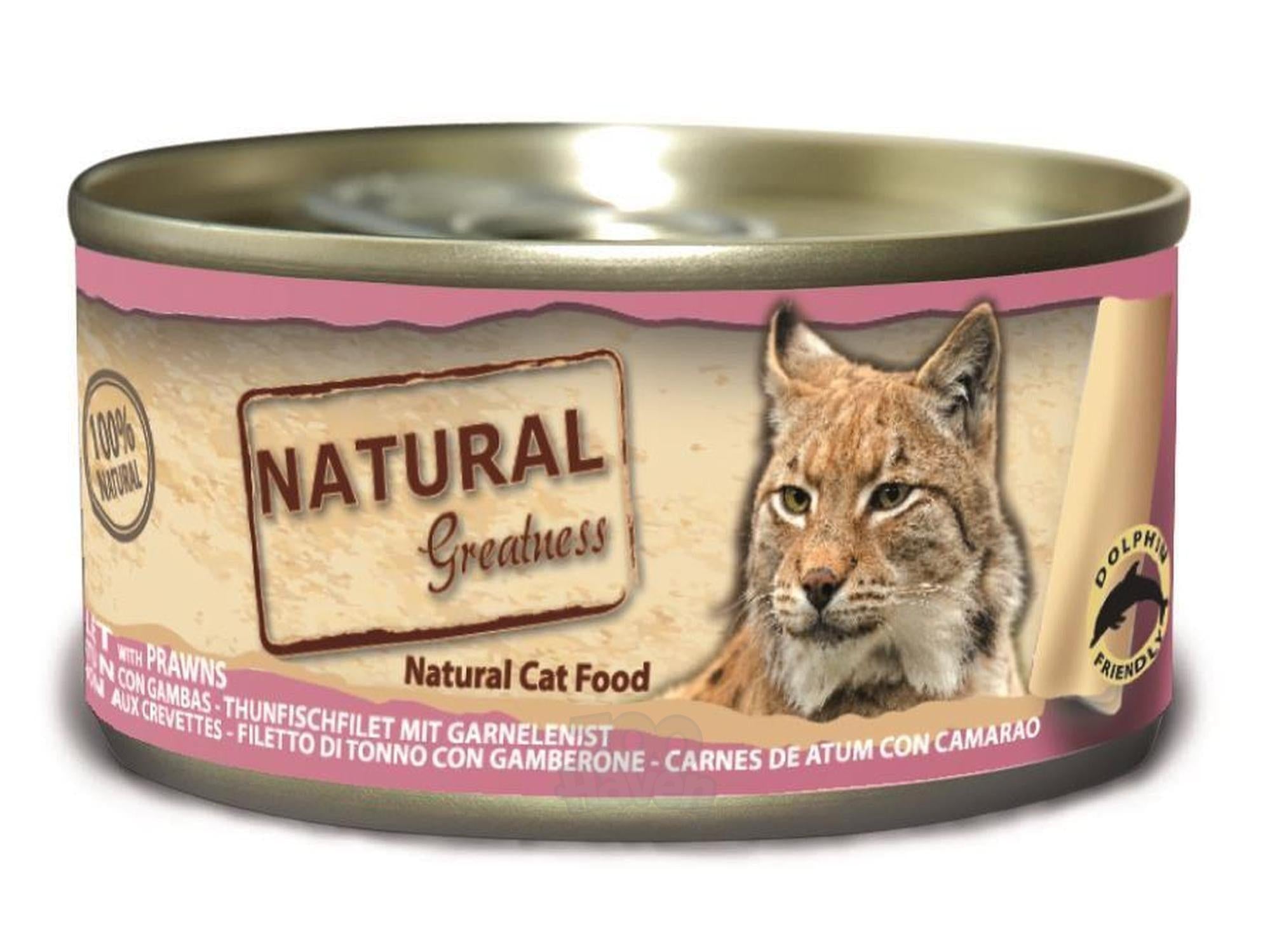 Natural Greatness Tuna & Prawns våtfôr katt 70 g