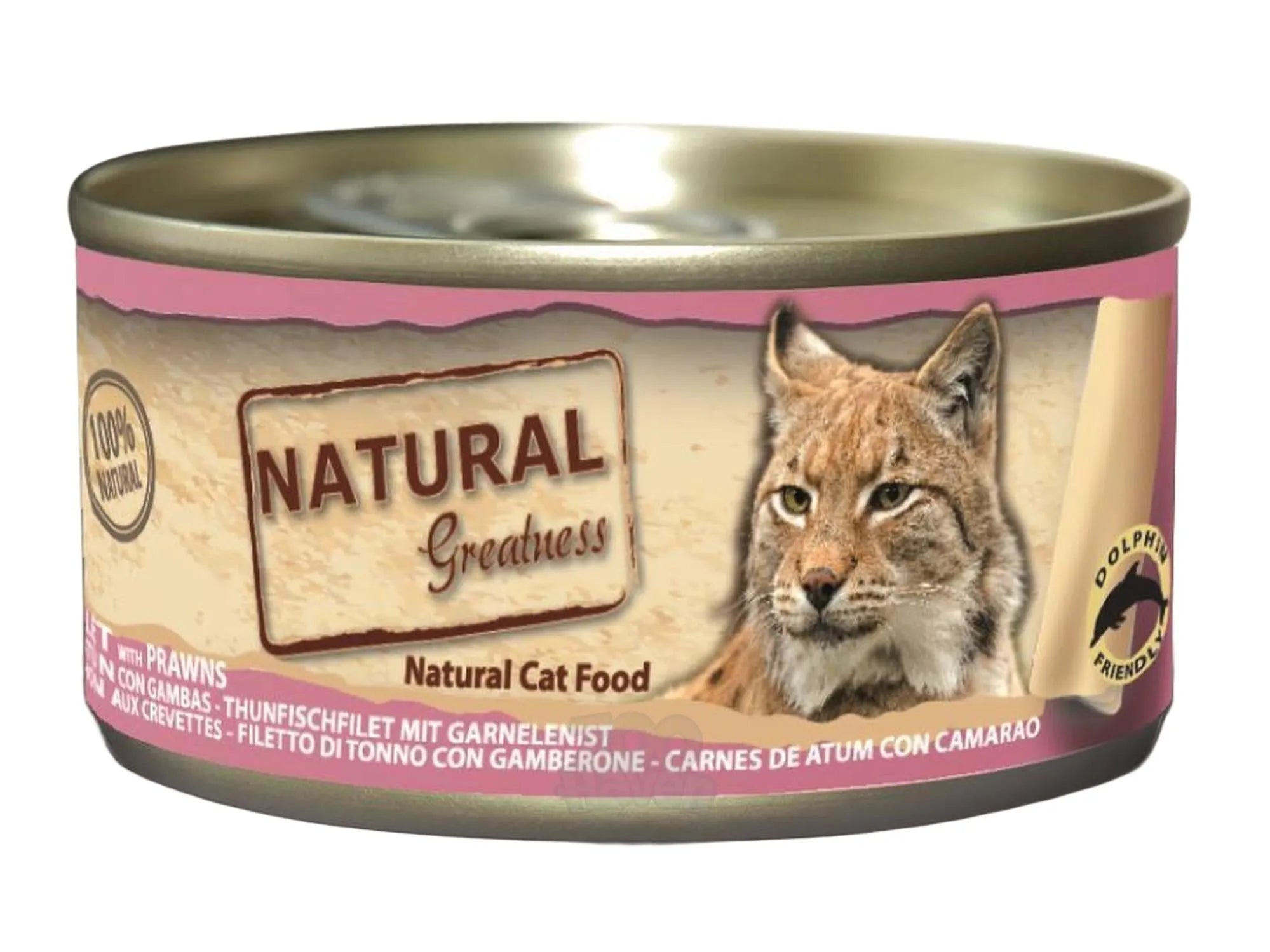 Natural Greatness Tuna & Prawns våtfôr katt 70 g