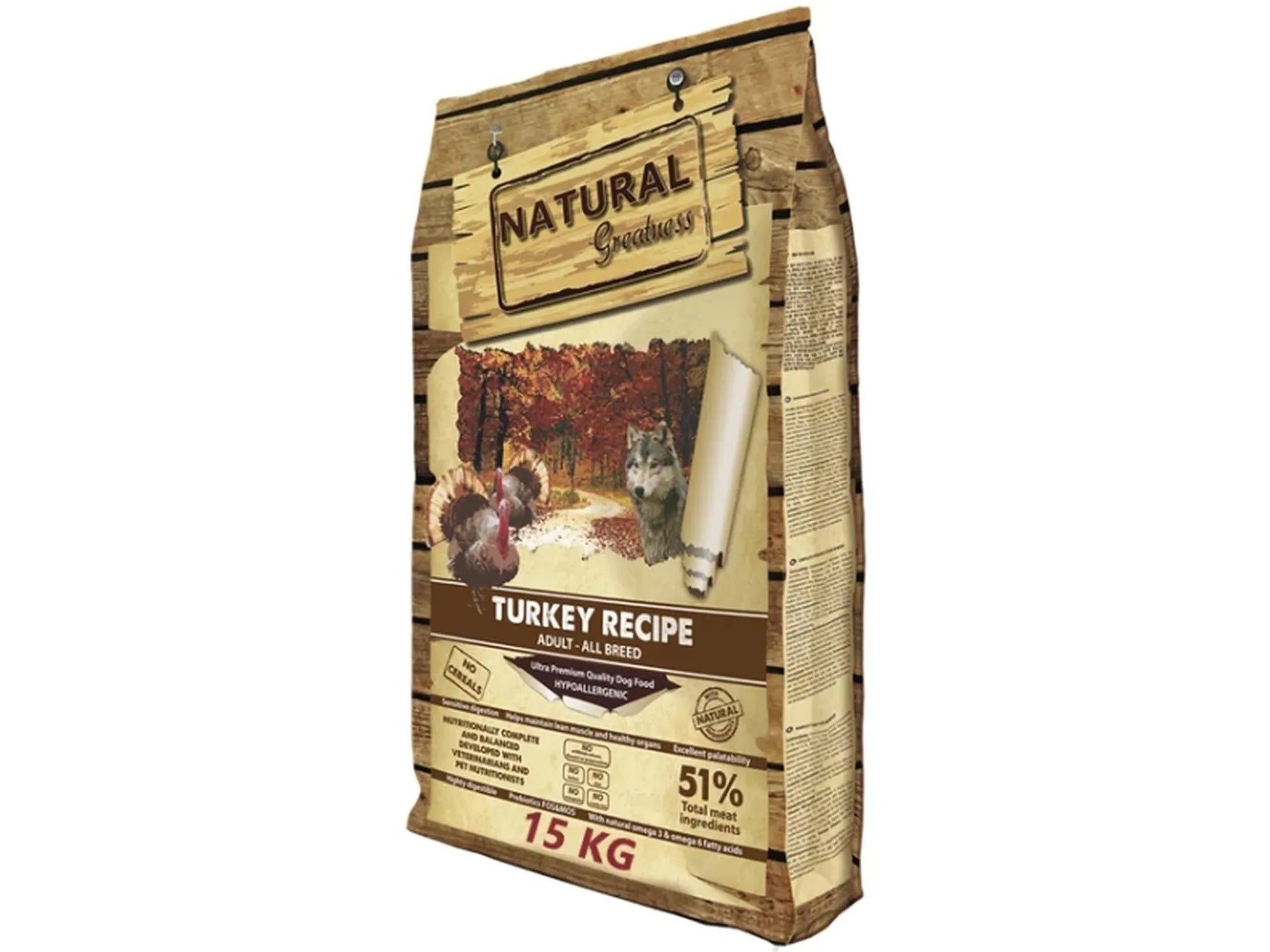 Natural Greatness Turkey Recipe hundemat – bilde 3
