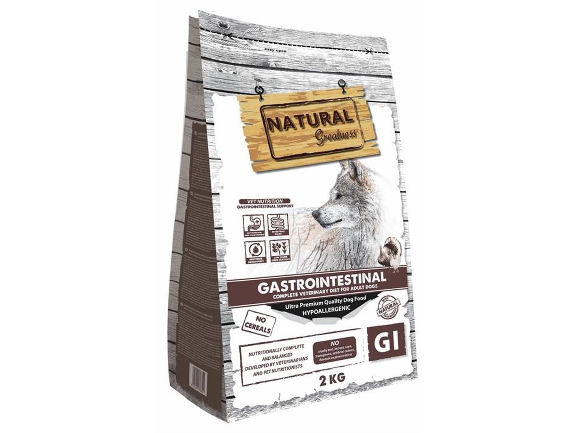 Natural Greatness Gastrointestinal Vet Dog veterinærfôr for mage og tarm hund