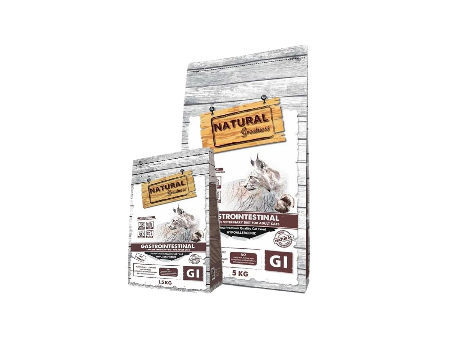 Natural Greatness Gastrointestinal Vet Cat veterinærfôr for mage og tarm katt