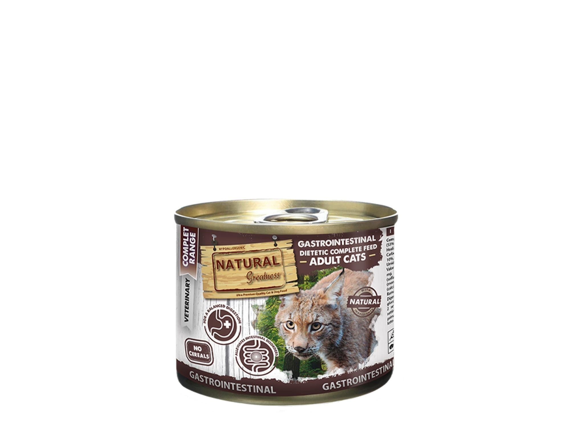 Natural Greatness Gastrointestinal 200g våtfôr for mage og tarm katt