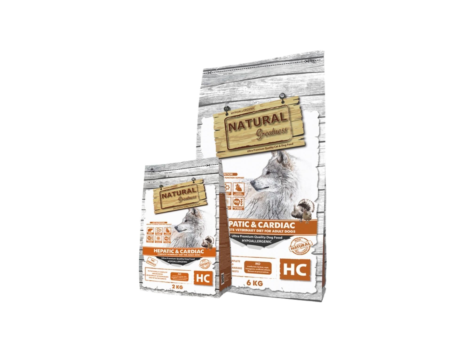 Natural Greatness Hepatic Cardiac Vet Dog veterinærfôr for lever og hjerte