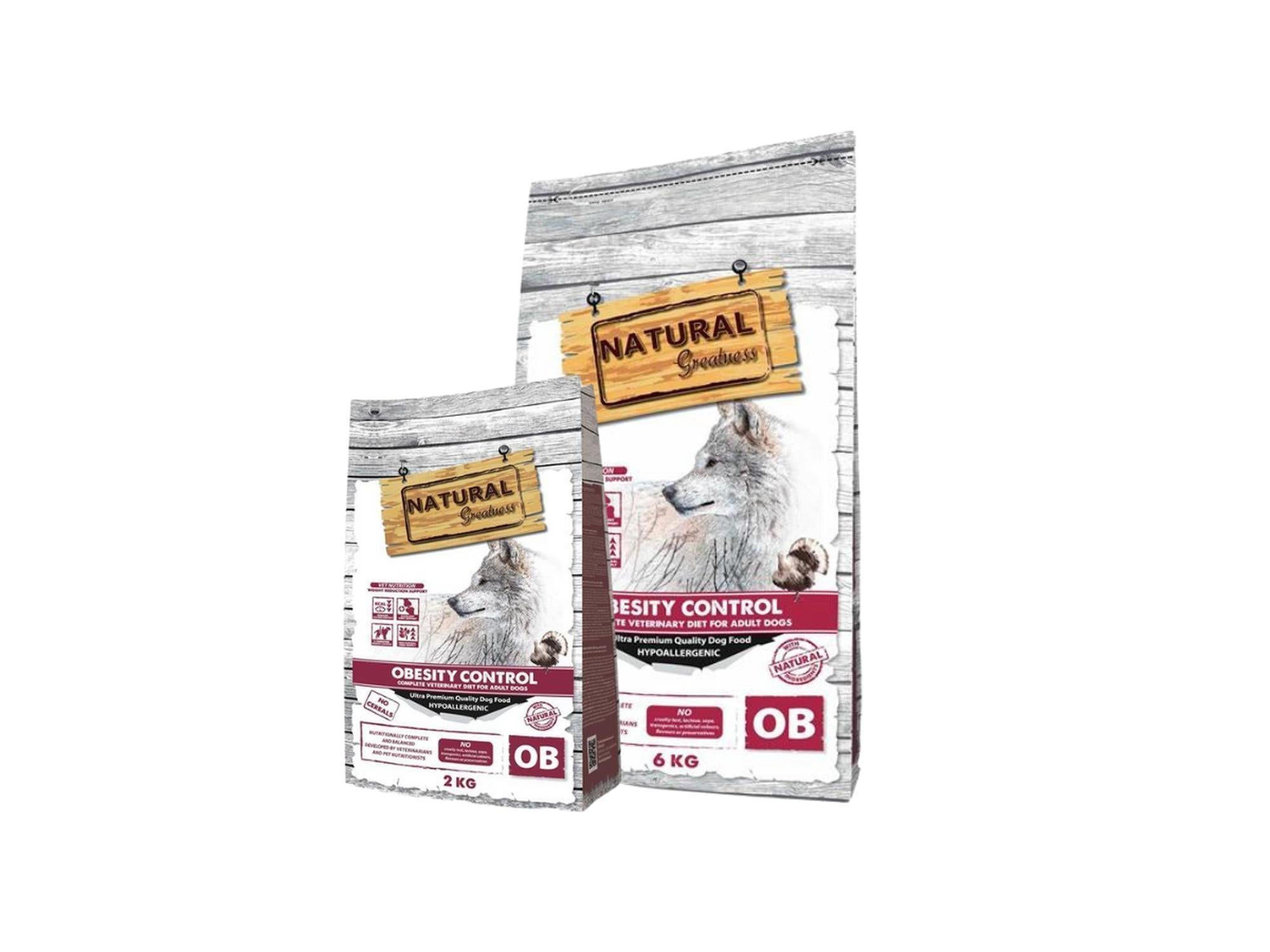Natural Greatness Obesity Diabetic Vet Dog veterinærfôr til overvektige hunder