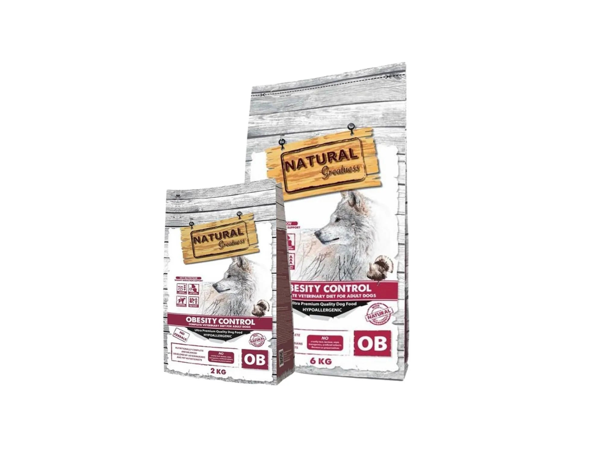 Natural Greatness Obesity Diabetic Vet Dog veterinærfôr til overvektige hunder