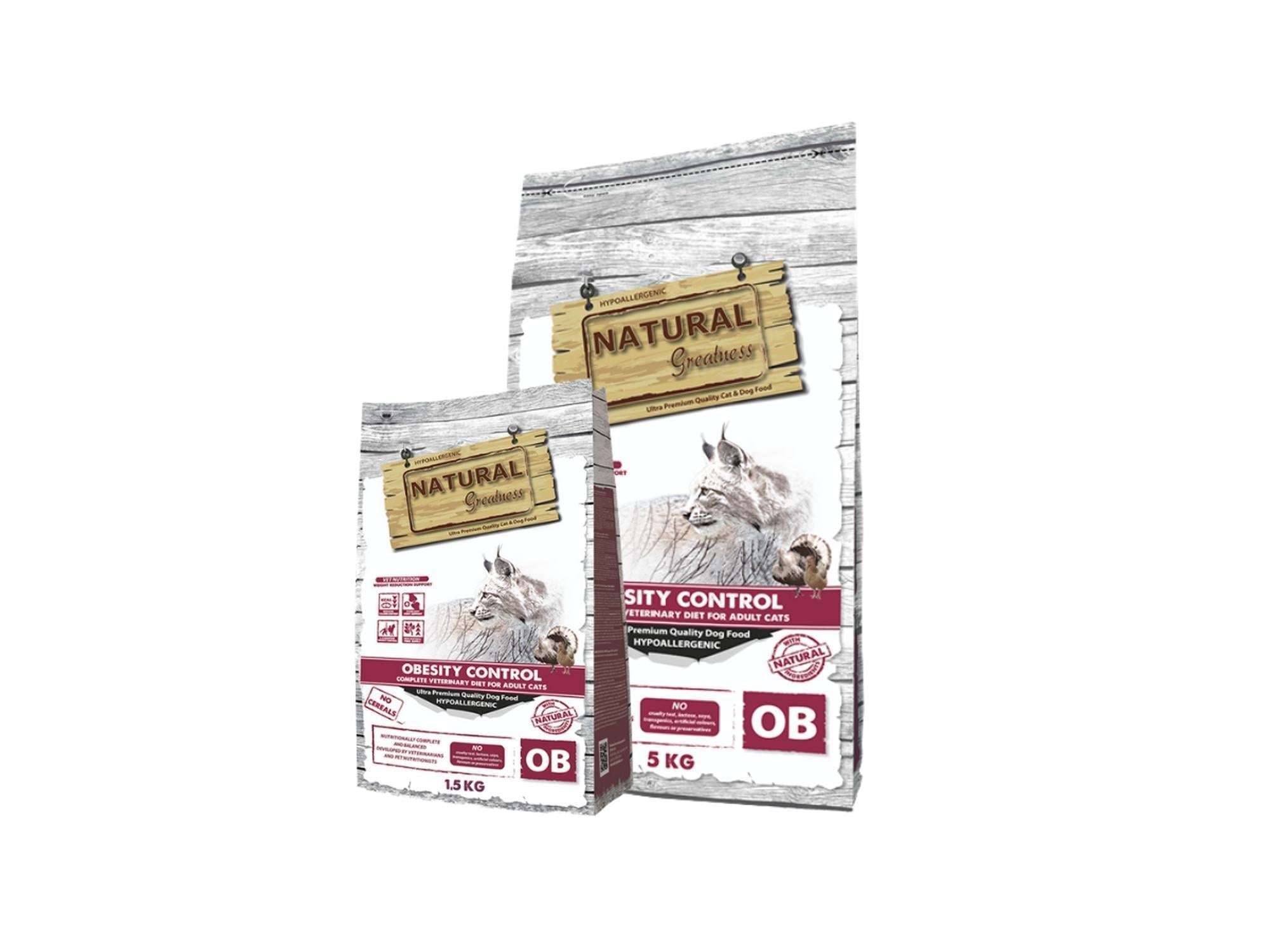 Natural Greatness Obesity Diabetic Vet Cat veterinærfôr for overvektige katter