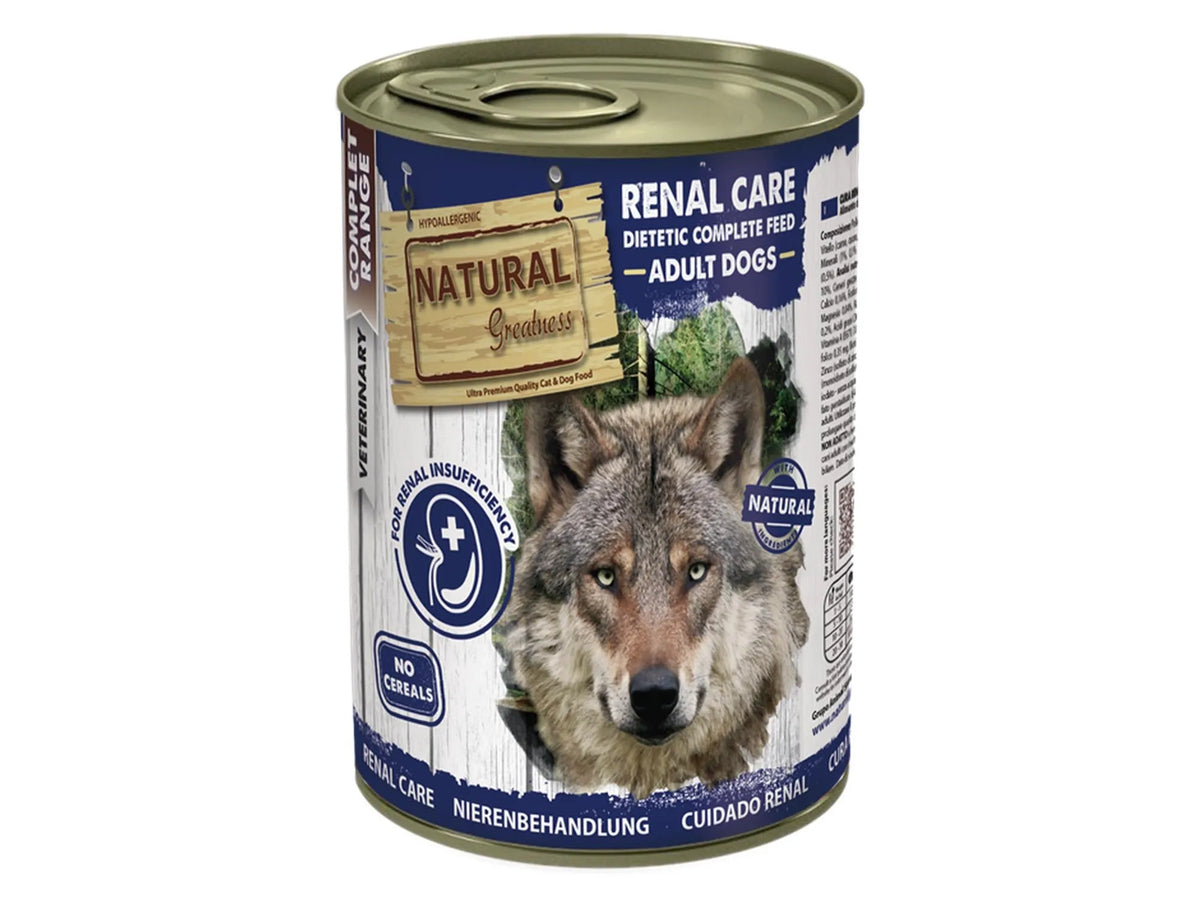 Natural Greatness Vet Renal-Oxalate Våtfôr – Nyre | Veterinærfôr hund 6 × 400 g