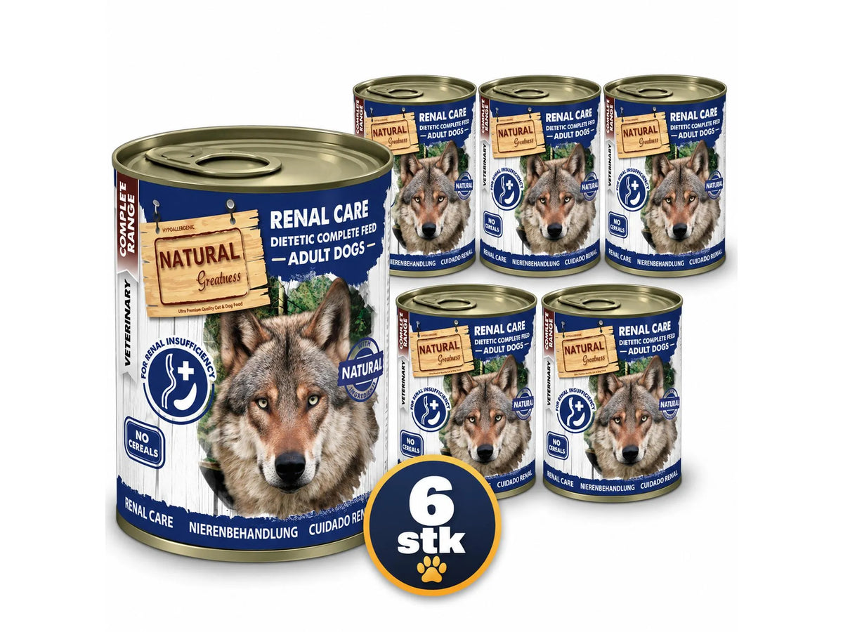 Natural Greatness Vet Renal-Oxalate Våtfôr – Nyre | Veterinærfôr hund 6 × 400 g