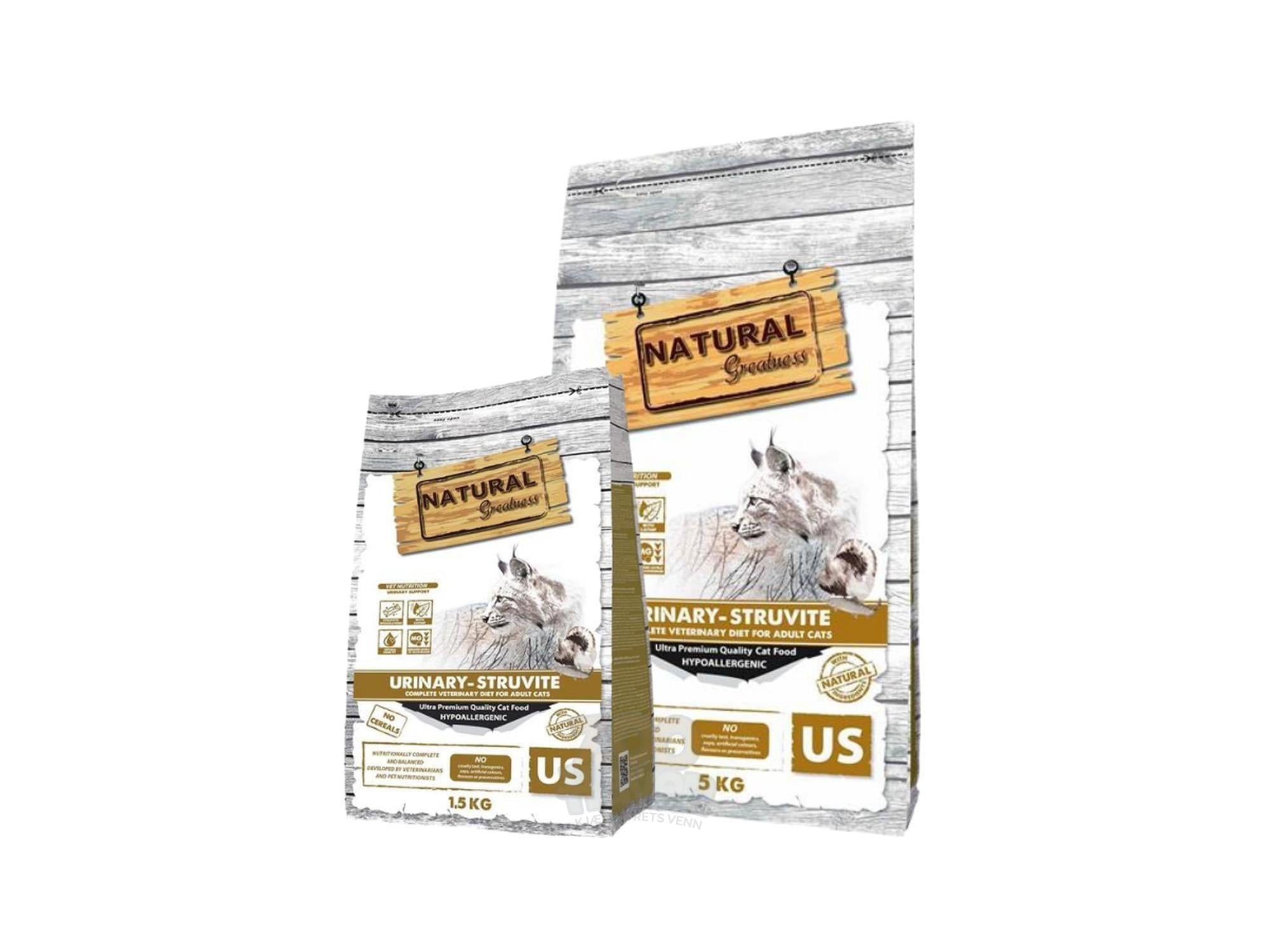 Natural Greatness Urinary Struvite Vet Cat veterinærfôr for urinveier katt