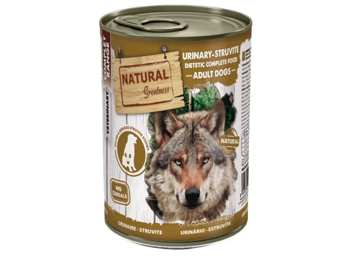 Natural Greatness Vet Urinary Struvite Våtfôr – Urinveier | Veterinærfôr hund 6 × 400 g