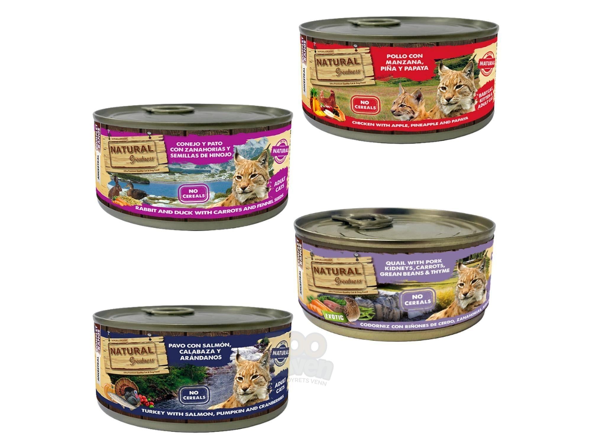 Natural Greatness Wet Food 170-185g våtfôr til katt
