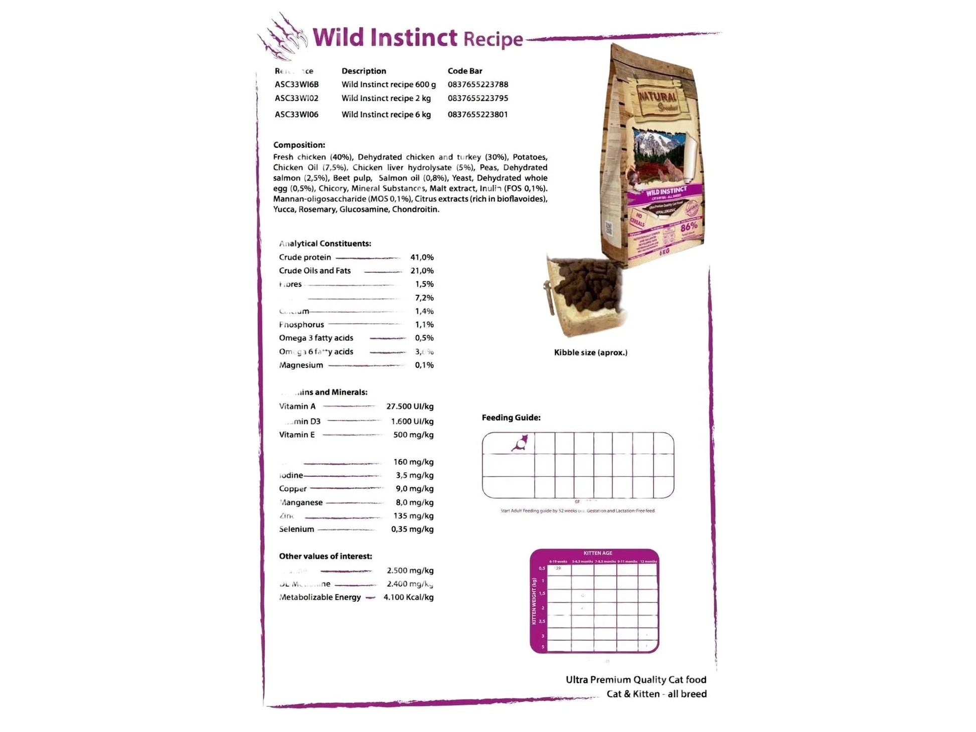 Natural Greatness Wild Instinct All Age kattemat – bilde 2
