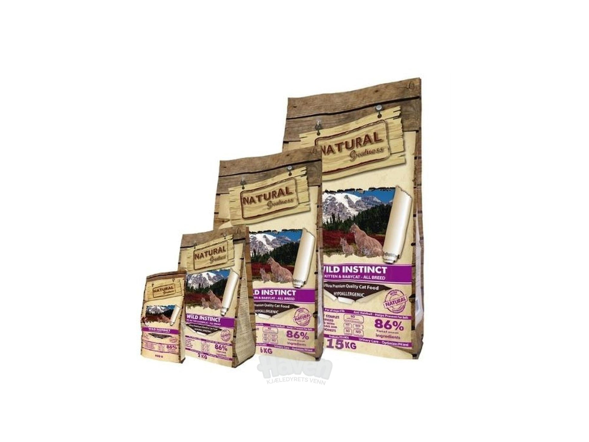 Natural Greatness Wild Instinct All Age tørrfôr til katt i alle aldre