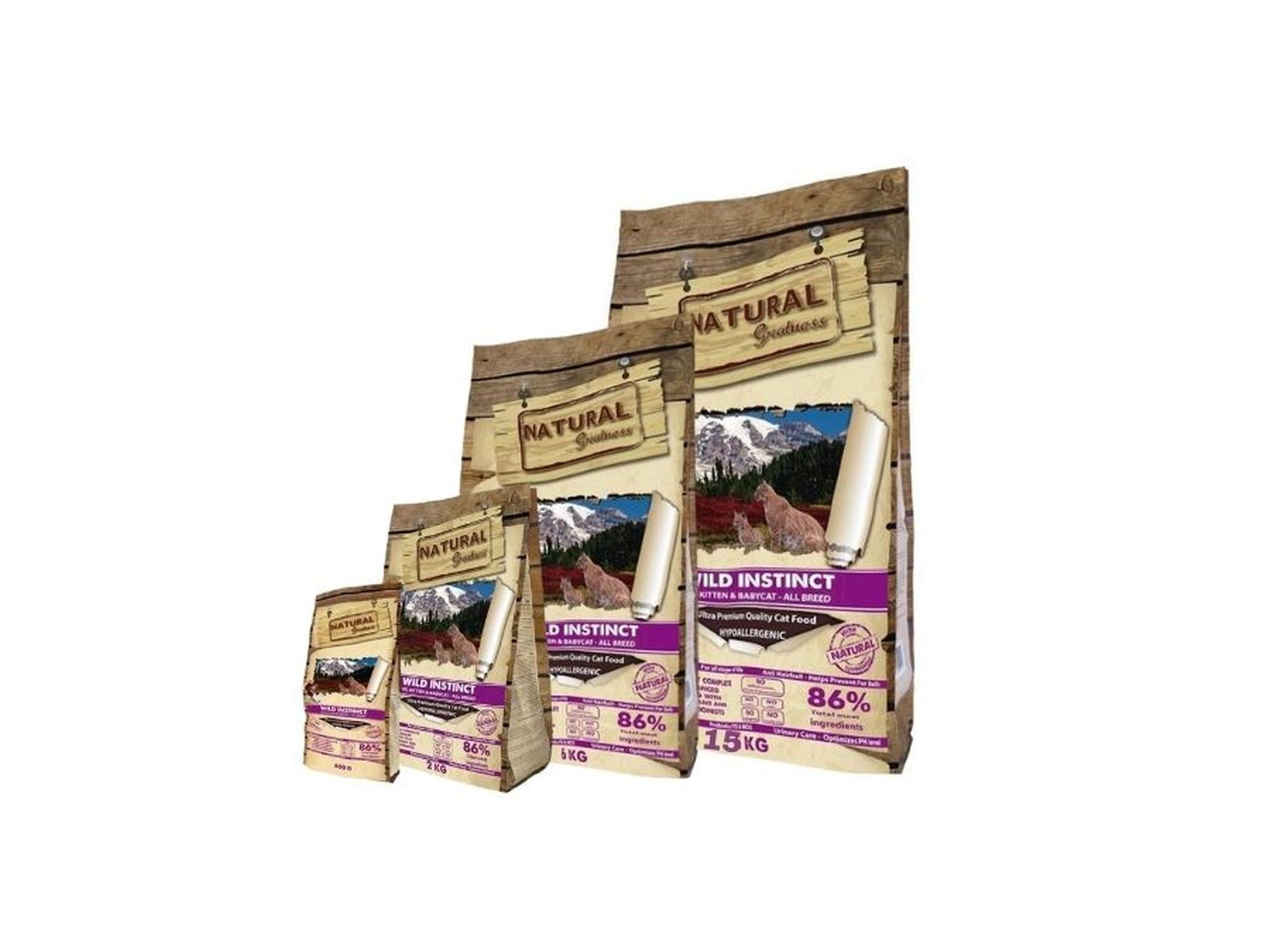 Natural Greatness Wild Instinct All Age tørrfôr til katt i alle aldre