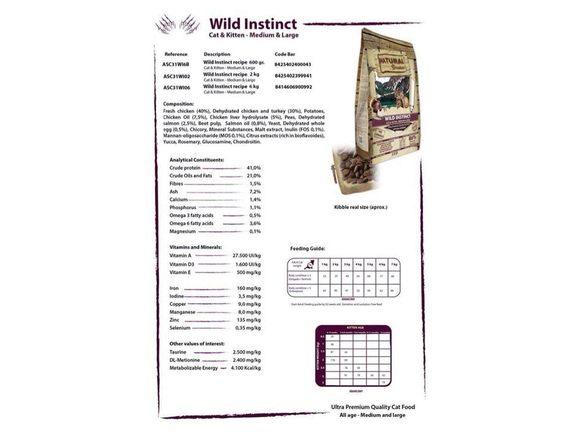 Natural Greatness Wild Instinct Large Breed kattemat – bilde 2