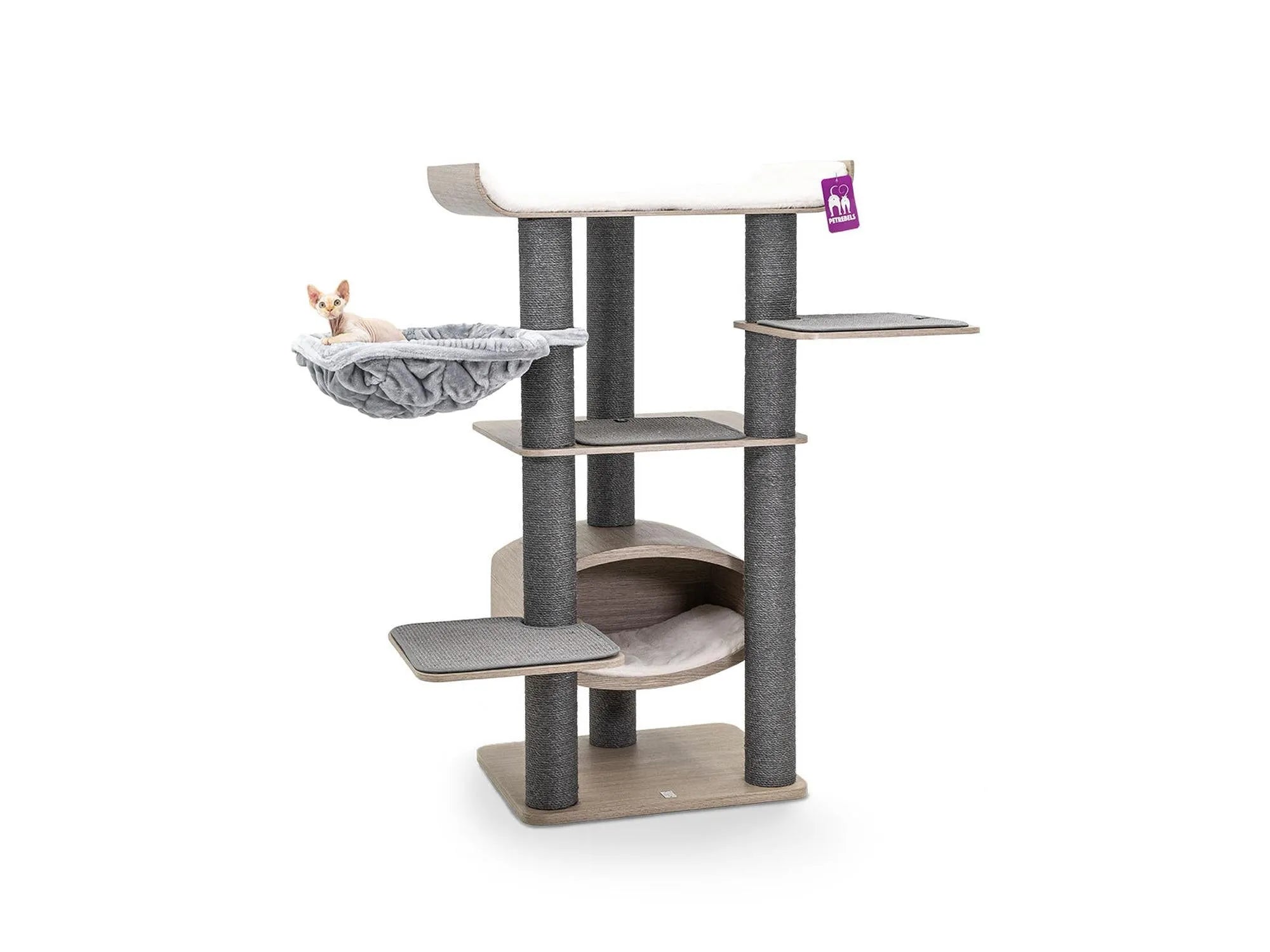 Petrebels Scorpius 150 kattetre i old grey