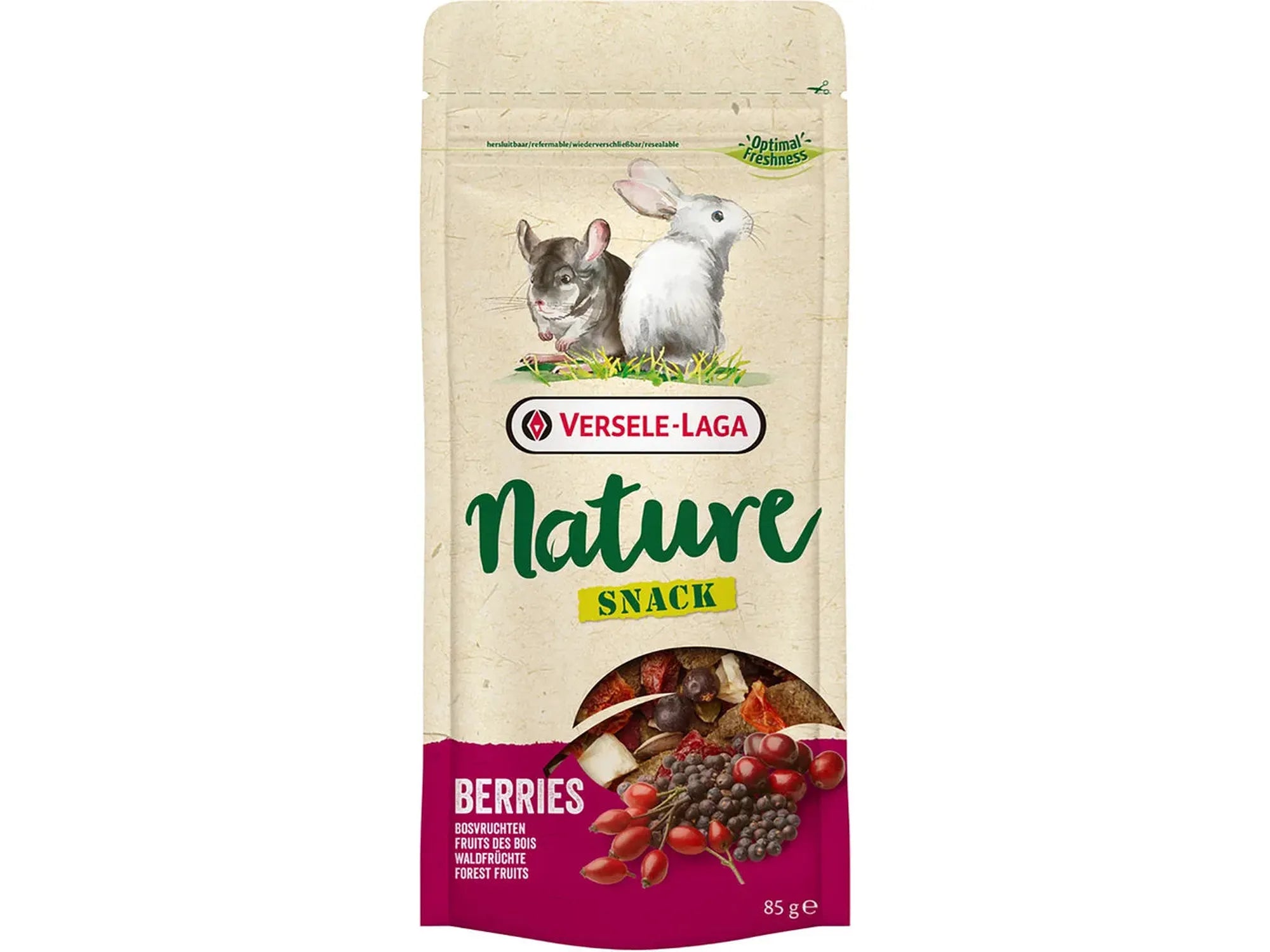 Nature Snack Berries 85 g – Naturlig bærmix til gnagere