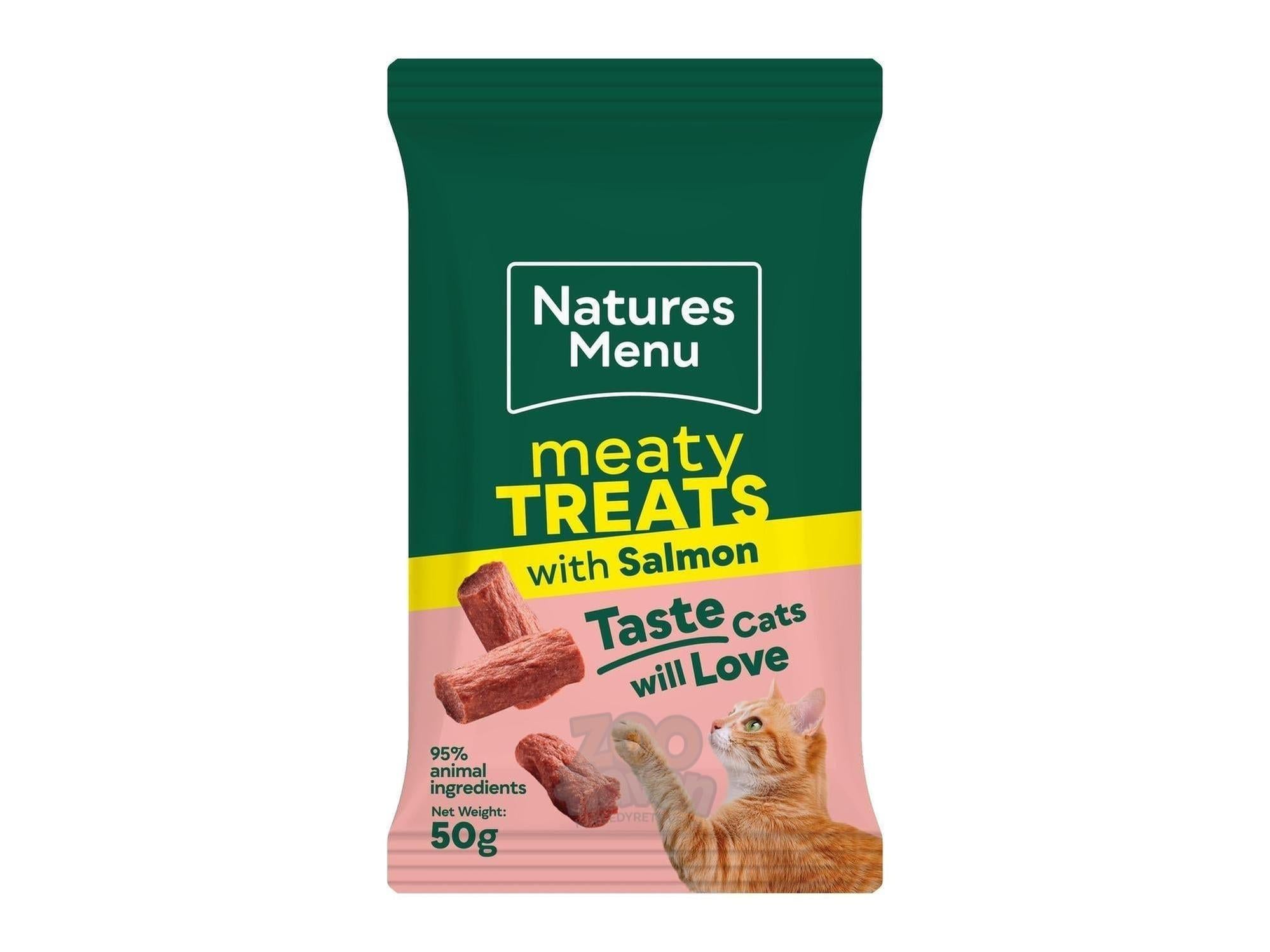 Natures Menu Meaty Treats Katt Laks & Ørret 50 g