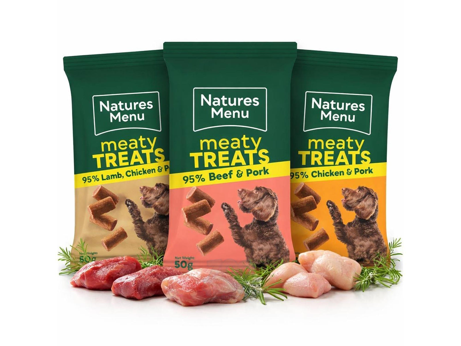 Natures Menu Meaty Treats – treningsgodbiter til hund (50 g)