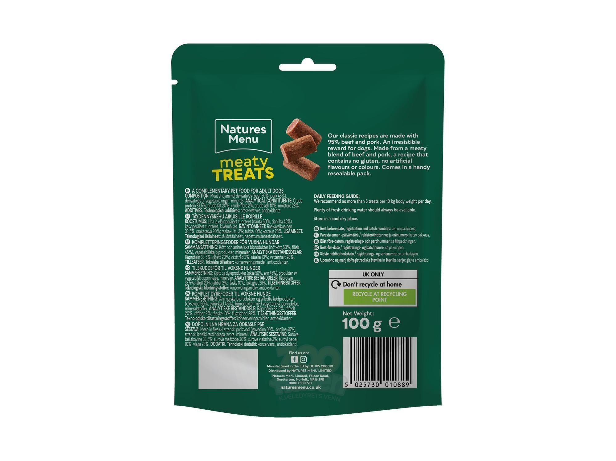 Natures Menu Original Snacks Hund