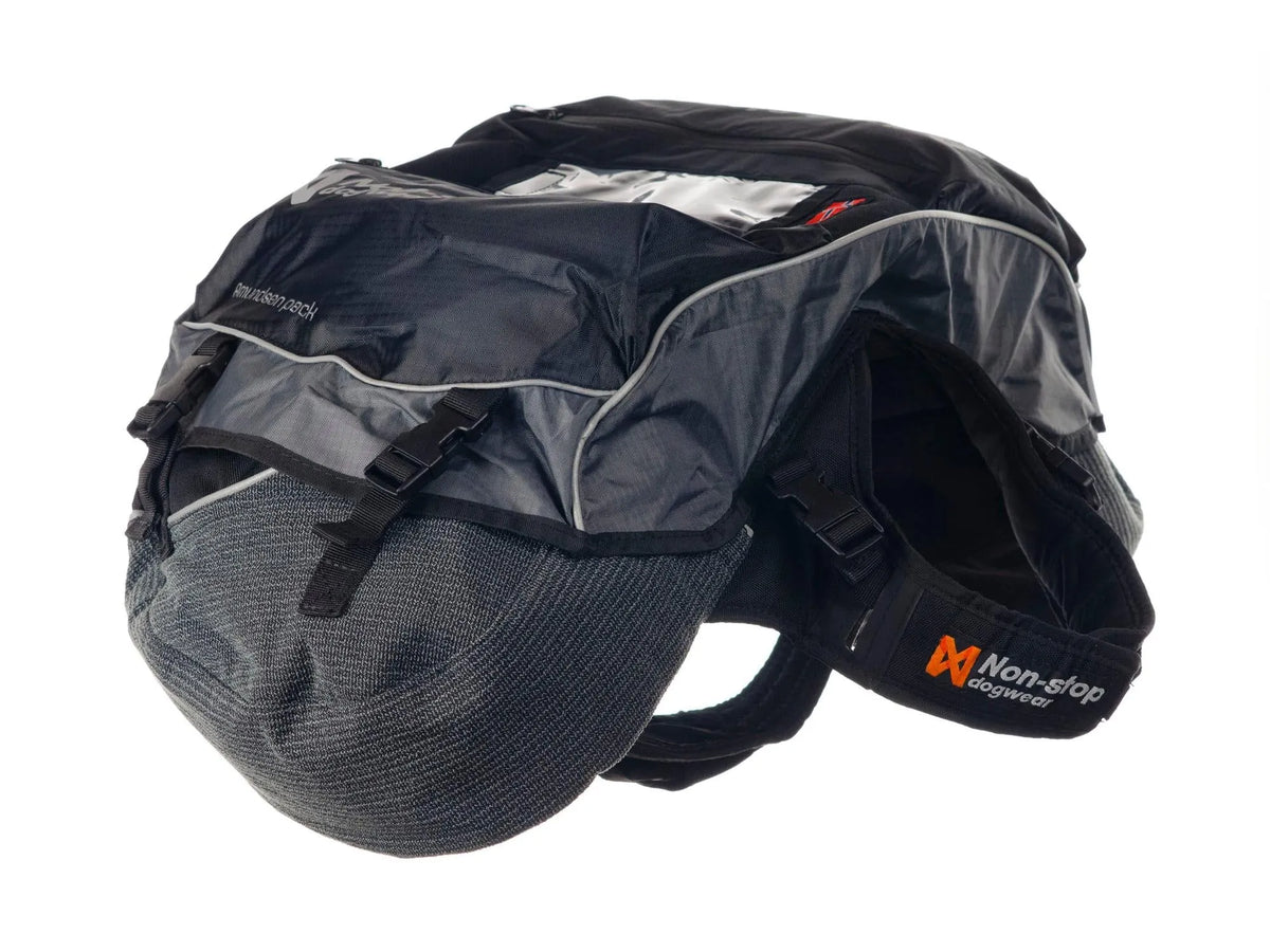 Non-stop dogwear Amundsen pack hundekløv – Svart/grå