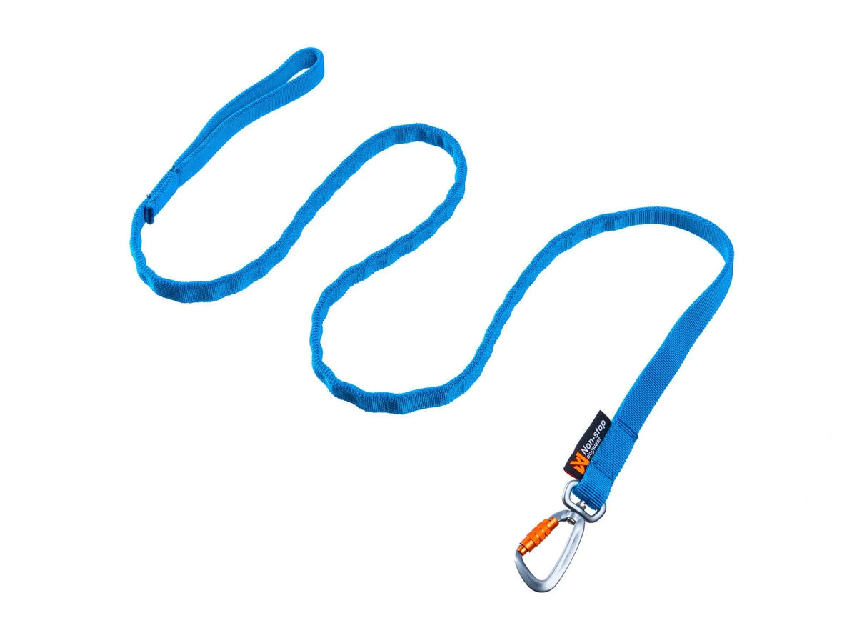 Non-stop dogwear Bungee leash Ltd kjørestrikk – Blå
