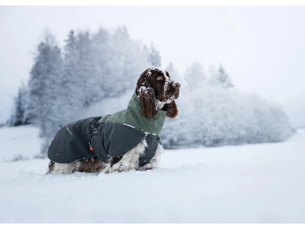 Non-stop dogwear Glacier wool jacket 2.0 ulldekken – Grønn/grå