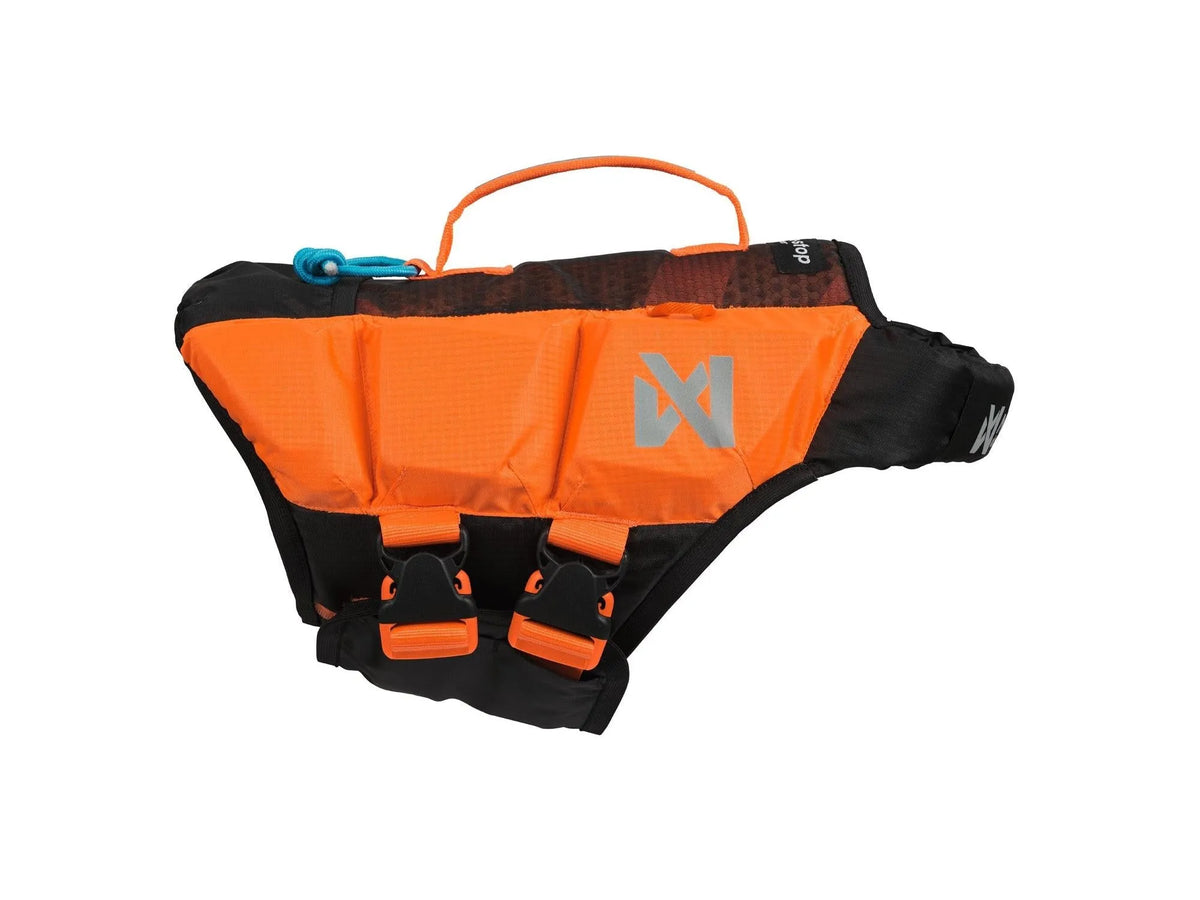 Non-stop dogwear Protector life jacket flytevest – Svart/oransje