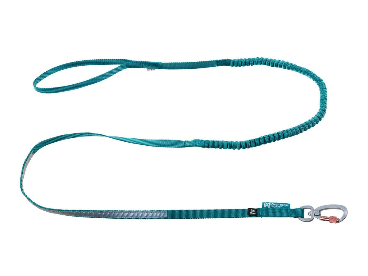 Non-stop dogwear Touring bungee strikkbånd – Teal