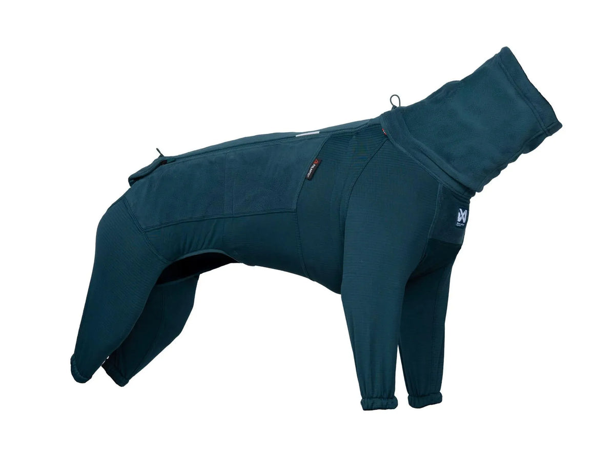Non-stop dogwear Trail quest fleece overall fleecedress – Mørk teal