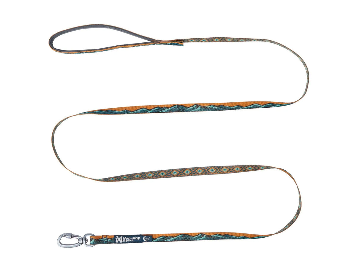 Non-stop dogwear Trail quest leash Rachel Pohl edition leiebånd – Teal/eik