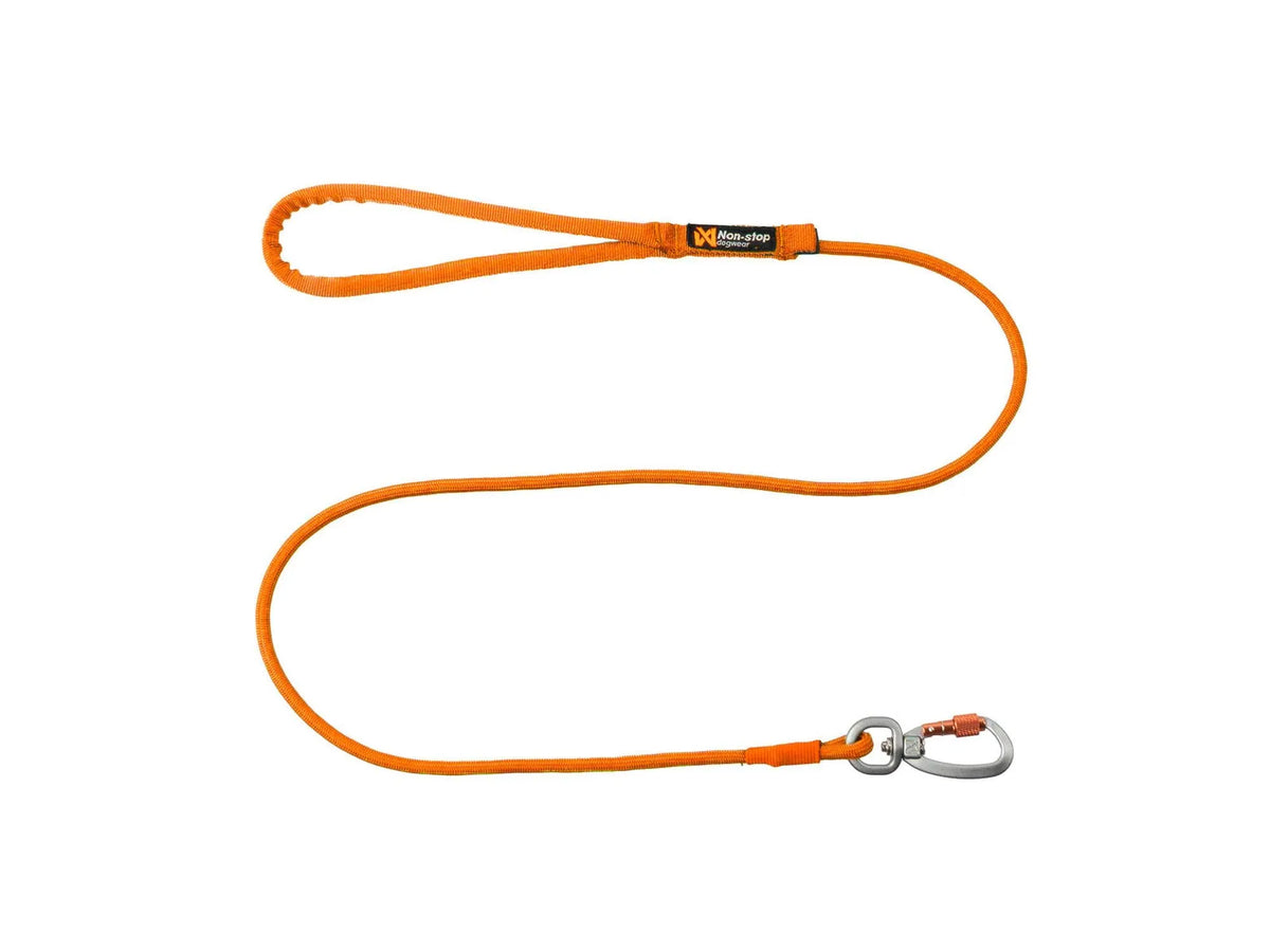 Non-stop dogwear Trekking rope leash tau-leiebånd – Oransje