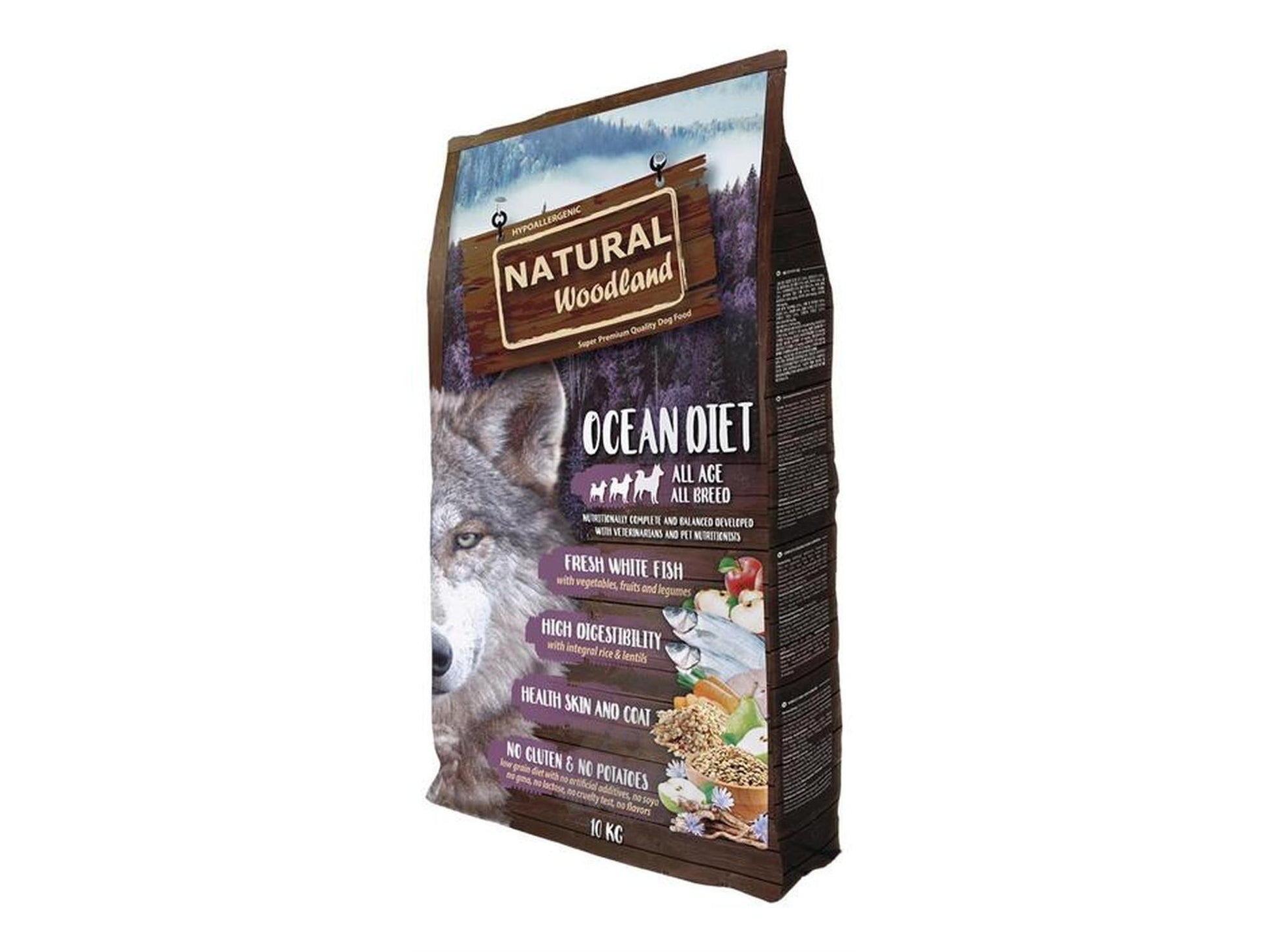 Natural Woodland Ocean Diet hundemat – bilde 2