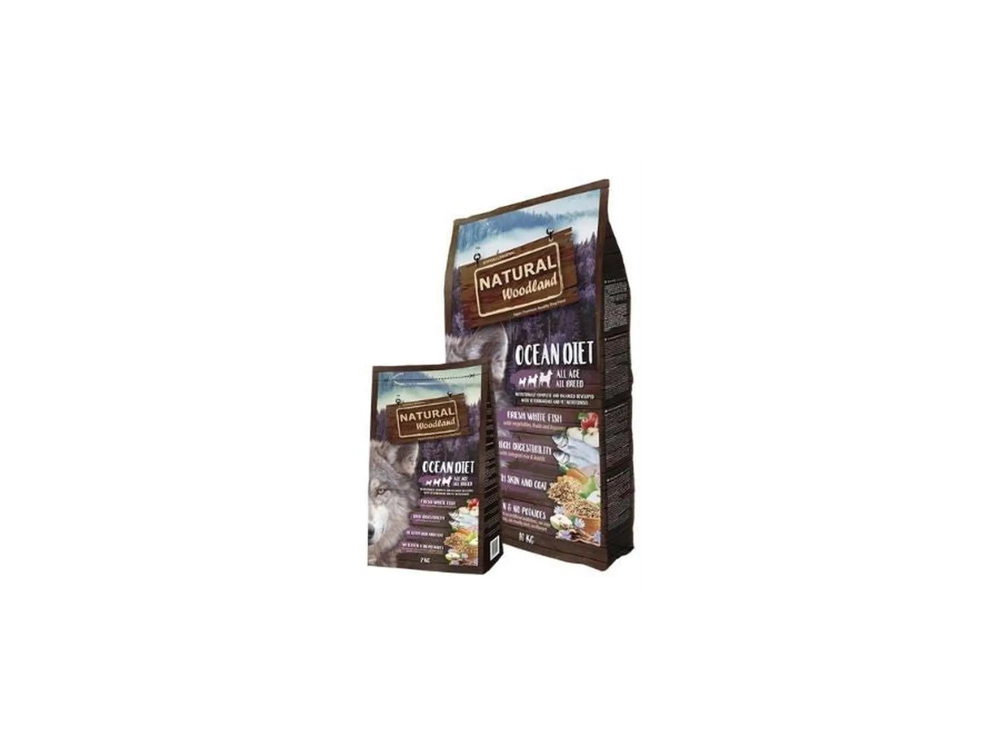 Natural Woodland Ocean Diet hundemat med tunfisk og fisk