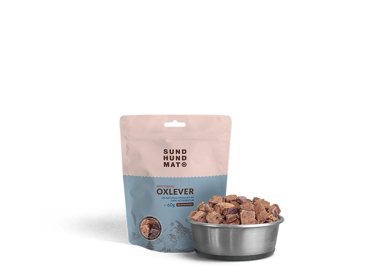 Sund Hundmat Frysetørket Okselever 60 g