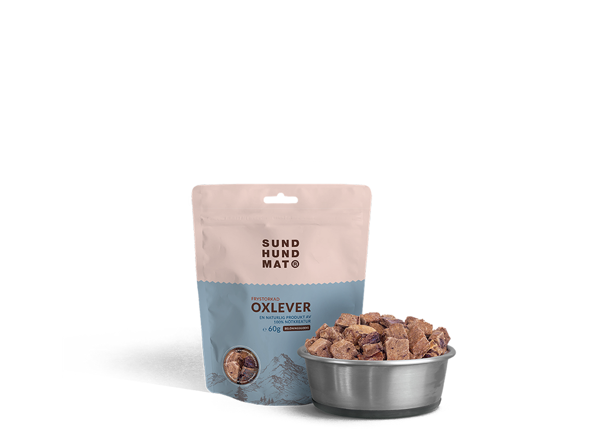 Sund Hundmat Frysetørket Okselever 60 g