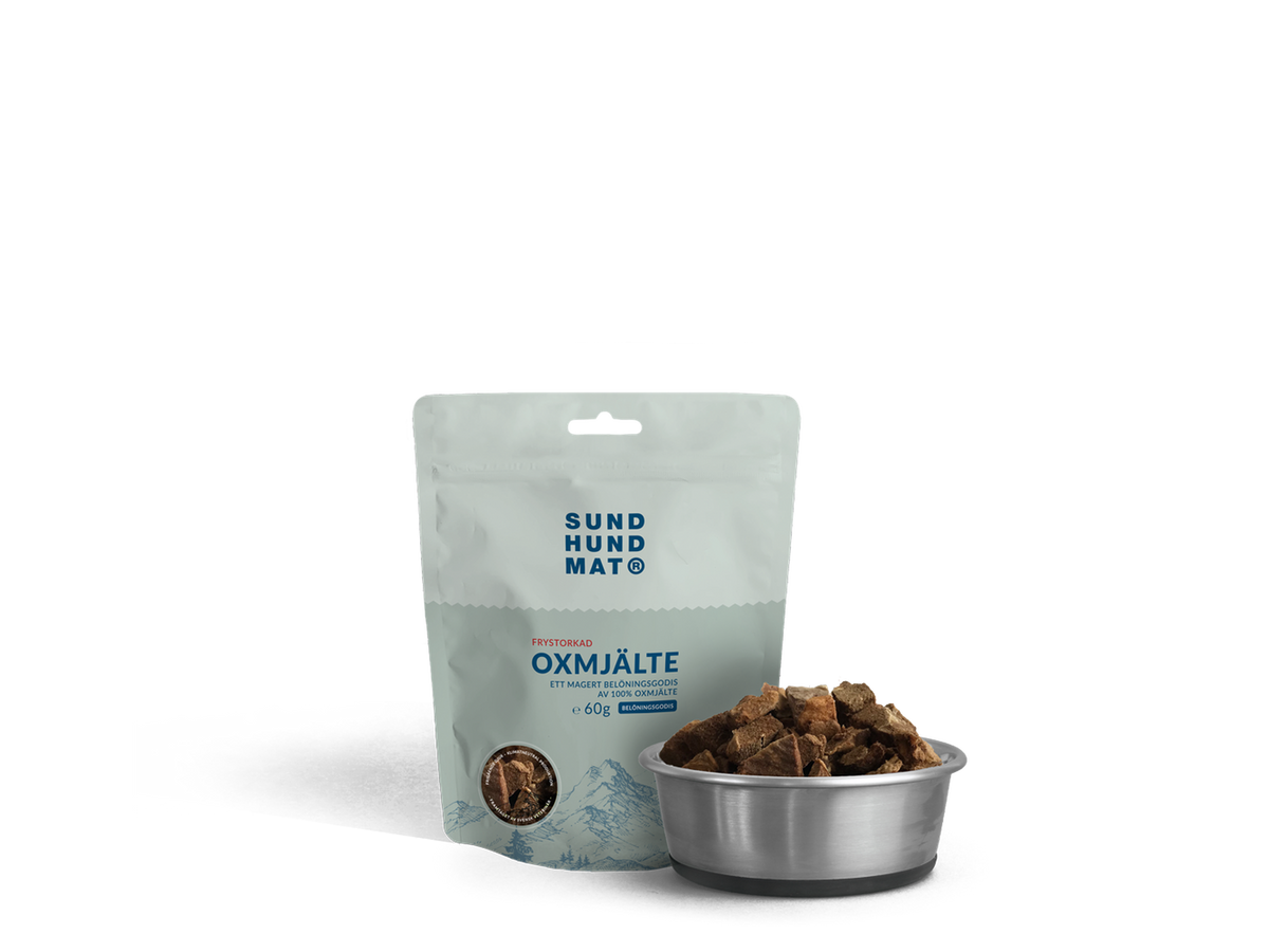 Sund Hundmat Frysetørket Oksemilt 60 g