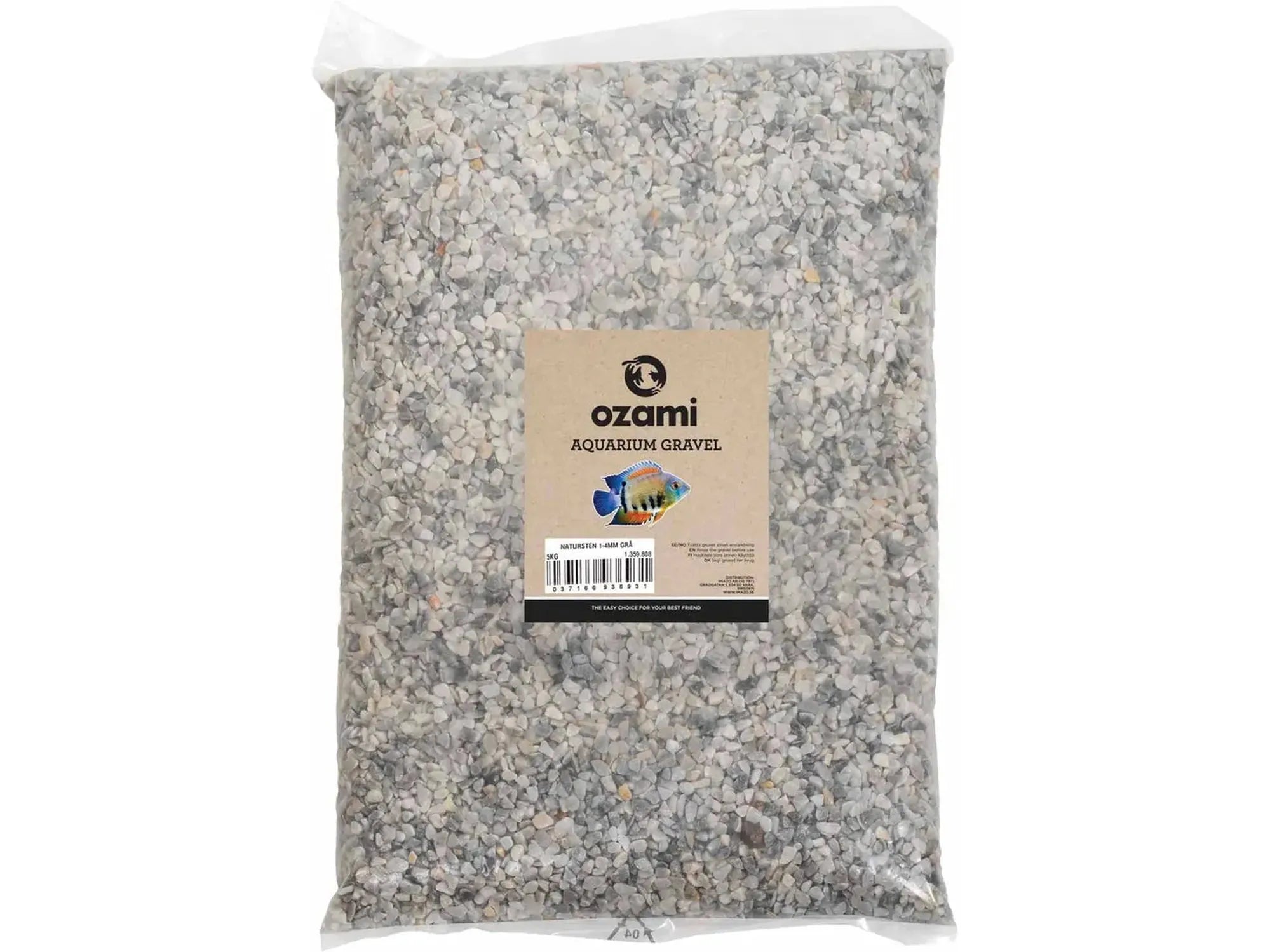Ozami Akvaristik Aquarium Gravel Naturestone Grey 5 kg