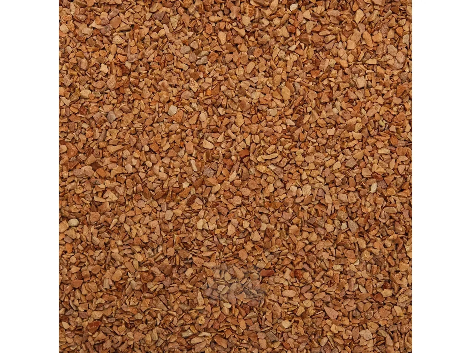 Ozami Akvaristik Naturestone Terra akvariegrus, 1–4 mm, i naturlige terrafargede steinpartikler.