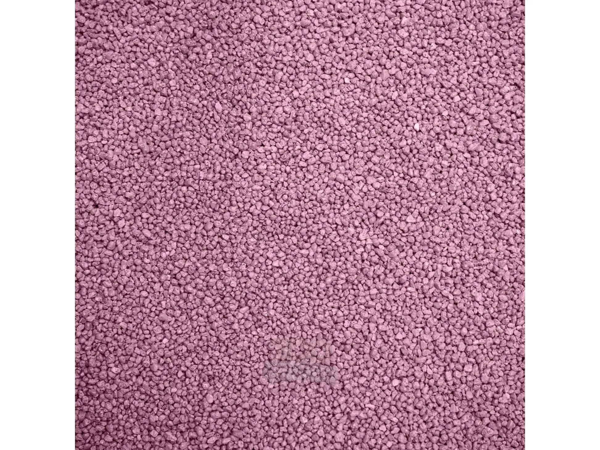 Nærbilde av Ozami Akvaristik rosa akvariegrus, 2-3 mm kornstørrelse, jevnt fordelt.