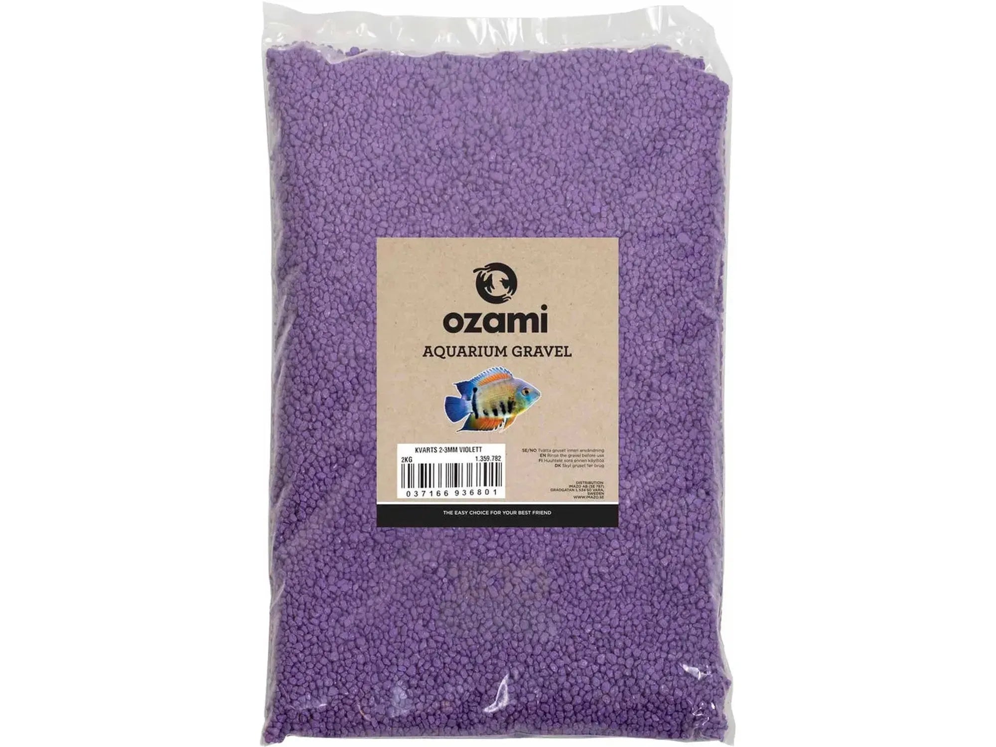 Ozami Akvaristik Aquarium Gravel Violet 2–3 mm 2 kg