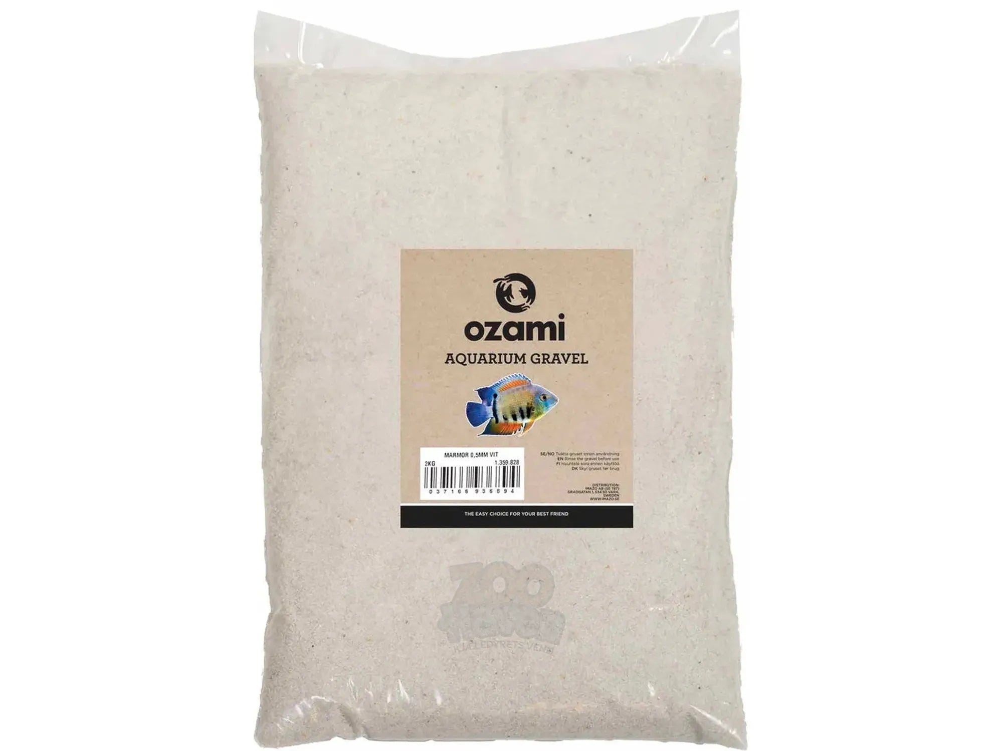 Ozami Akvaristik Aquarium Gravel White 0,5 mm 2 kg