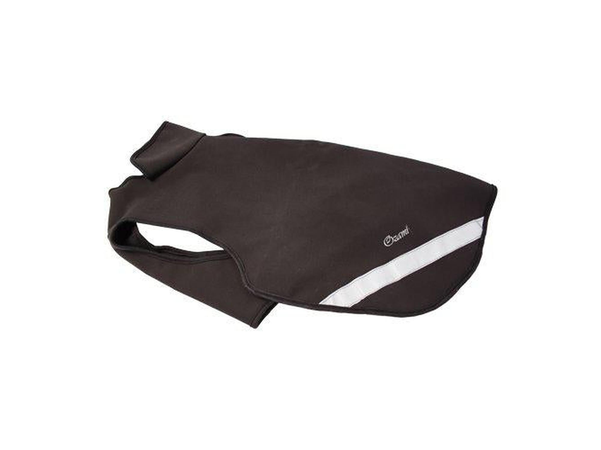 Ozami softshell-jakke til hund i sort med refleks 45 cm