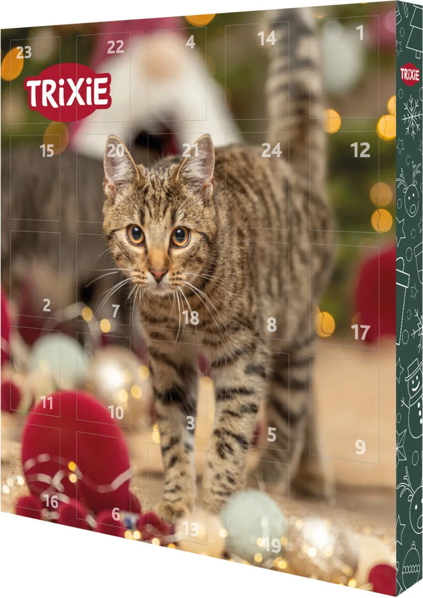 Trixie julekalender til katt – forside