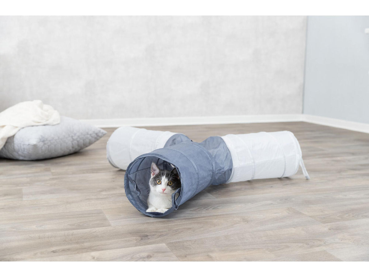 Trixie Kattetunnel i nylon med 4 utganger