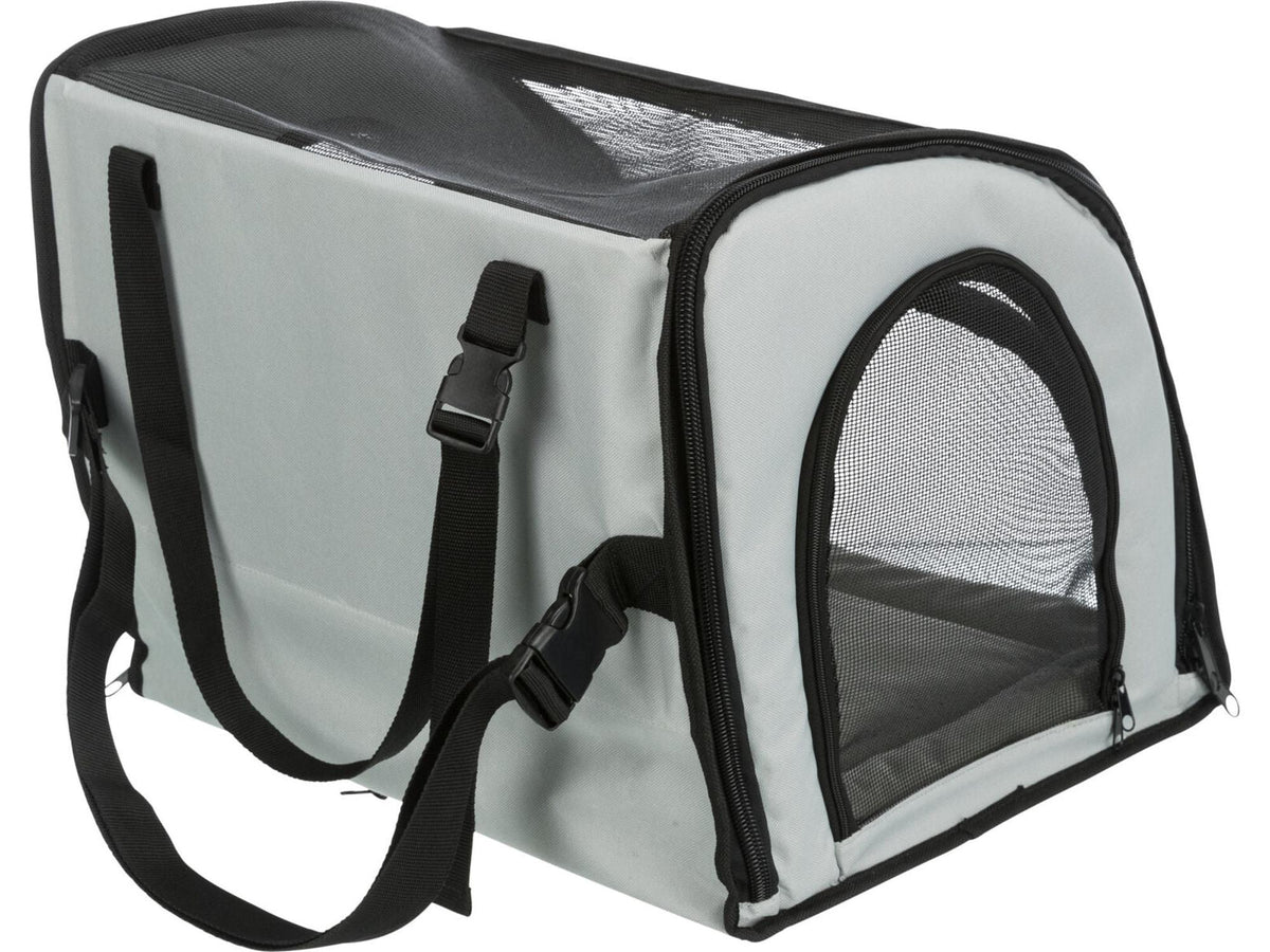 Trixie Bilsete Hund 44 × 37 × 40 cm Grå/Sort – Lukket og sammenleggbart