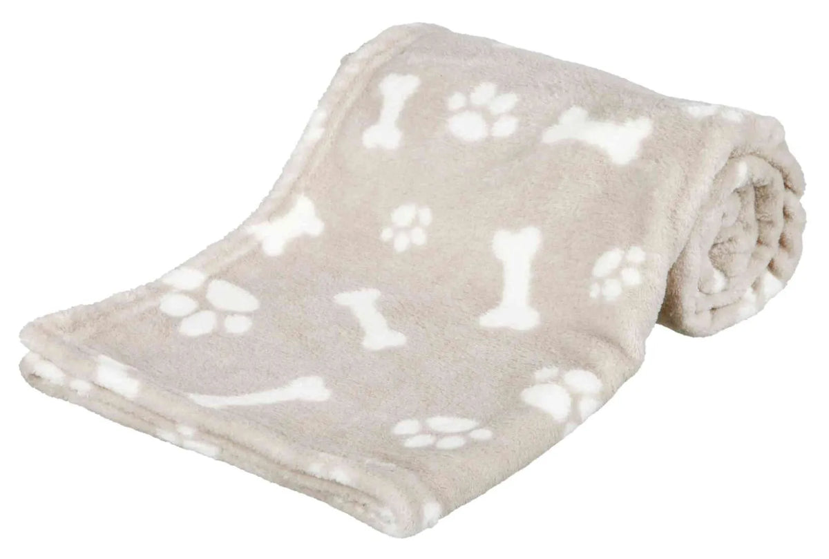 Trixie Kenny Plysjteppe Beige med Bein og Poter