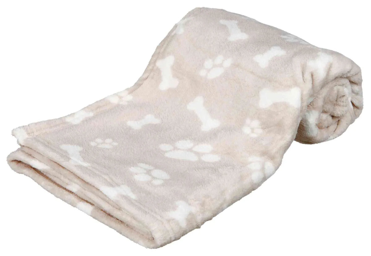 Trixie Kenny Plysjteppe Beige med Bein og Poter